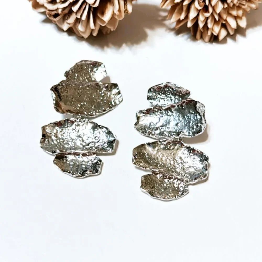 Geo  dangle earrings  M134 - Picture 3 of 7